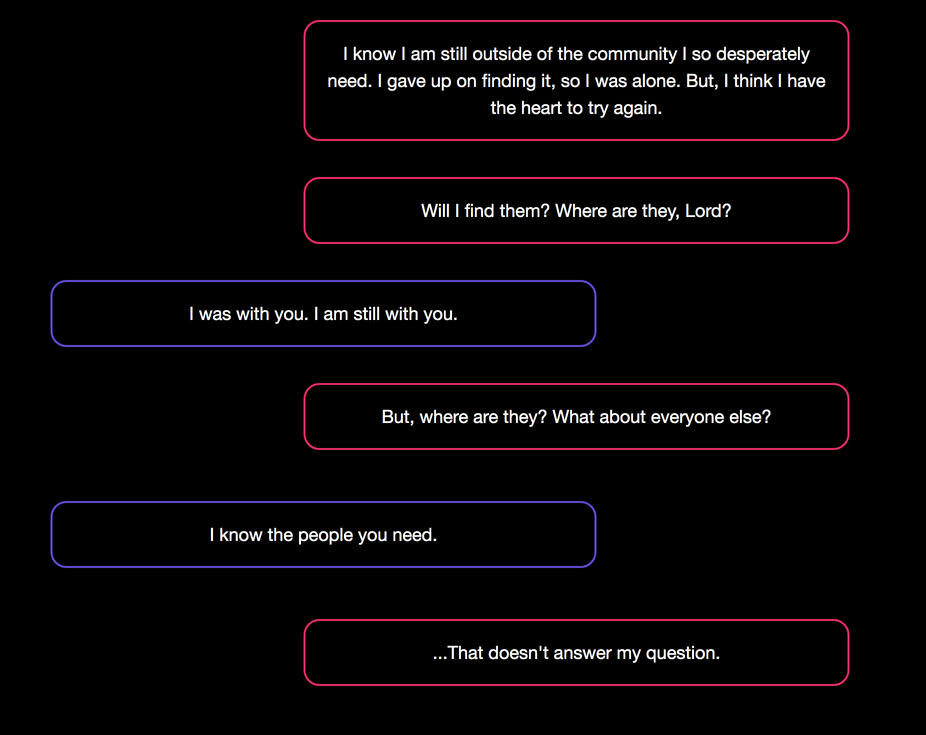 Lion Messenger, Screenshot 1